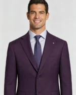 Men's Slim Fit Two-Button 2 Piece Business Casual Suit - 图片 8