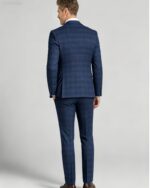 Men's Slim Fit Plaid 3 Piece Suit (Blazer + Vest + Trousers) - 图片 9
