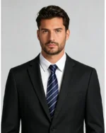 Men's Slim Fit Two-Button 2 Piece Business Suit - 图片 6