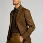 Men's Slim Fit Two-Button 2 Piece Business Suit