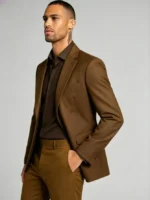 Men's Slim Fit Two-Button 2 Piece Business Suit
