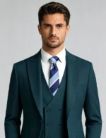 Modern Fit Vintage Casual Suit Set - Image 3