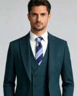 Modern Fit Vintage Casual Suit Set
