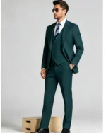 Modern Fit Vintage Casual Suit Set - Image 12