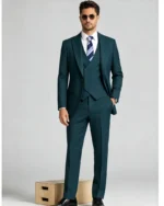 Modern Fit Vintage Casual Suit Set - Image 11