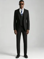 Modern Fit Vintage Casual Suit Set