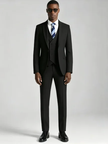 Modern Fit Vintage Casual Suit Set