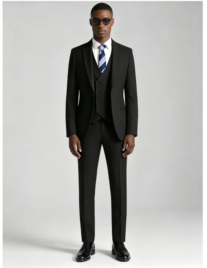Modern Fit Vintage Casual Suit Set - Image 9