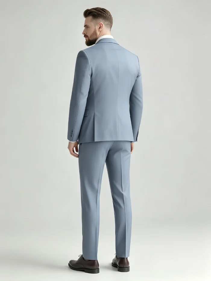 Modern Fit Vintage Casual Suit Set - Image 10