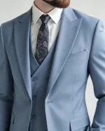 Modern Fit Vintage Casual Suit Set - Image 4
