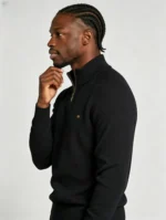 Modern Fit Half-Zip Mandarin Collar Sweater - Image 7