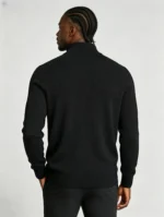 Modern Fit Half-Zip Mandarin Collar Sweater - Image 9