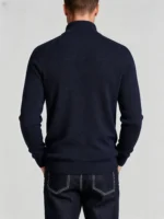 Modern Fit Half-Zip Mandarin Collar Sweater - Image 13