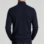 Modern Fit Half-Zip Mandarin Collar Sweater - Image 32