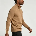 Modern Fit Half-Zip Mandarin Collar Sweater - Image 27