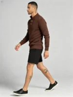 Modern Fit Half-Zip Mandarin Collar Sweater - Image 35