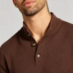 Modern Fit Half-Zip Mandarin Collar Sweater - Image 15