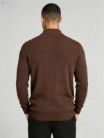 Modern Fit Half-Zip Mandarin Collar Sweater - Image 37