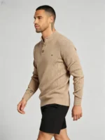 Modern Fit Half-Zip Mandarin Collar Sweater - Image 39