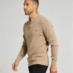 Modern Fit Half-Zip Mandarin Collar Sweater - Image 18
