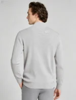 Modern Fit Half-Zip Mandarin Collar Sweater - Image 45