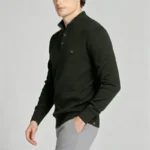 Modern Fit Half-Zip Mandarin Collar Sweater - Image 7