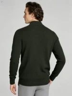 Modern Fit Half-Zip Mandarin Collar Sweater - Image 49
