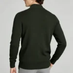 Modern Fit Half-Zip Mandarin Collar Sweater - Image 5