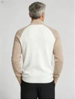 Modern Fit Half-Zip Mandarin Collar Sweater - Image 53