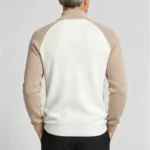 Modern Fit Half-Zip Mandarin Collar Sweater - Image 62