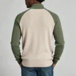 Modern Fit Half-Zip Mandarin Collar Sweater - Image 53