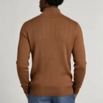 Modern Fit Half-Zip Mandarin Collar Sweater - Image 22