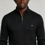 Modern Fit Half-Zip Mandarin Collar Sweater - Image 19
