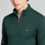 Modern Fit Half-Zip Mandarin Collar Sweater - Image 11