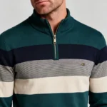 Modern Fit Half-Zip Mandarin Collar Sweater - Image 15