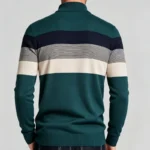 Modern Fit Half-Zip Mandarin Collar Sweater - Image 14