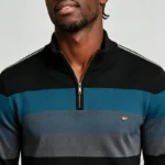 Modern Fit Half-Zip Mandarin Collar Sweater - Image 11