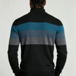 Modern Fit Half-Zip Mandarin Collar Sweater - Image 9