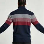 Modern Fit Half-Zip Mandarin Collar Sweater - Image 6