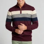 Modern Fit Half-Zip Mandarin Collar Sweater - Image 5