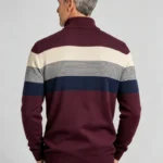Modern Fit Half-Zip Mandarin Collar Sweater - Image 3