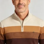 Modern Fit Half-Zip Mandarin Collar Sweater - Image 31
