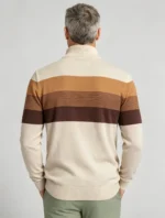 Modern Fit Half-Zip Mandarin Collar Sweater - Image 25