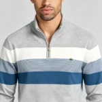 Modern Fit Half-Zip Mandarin Collar Sweater - Image 24