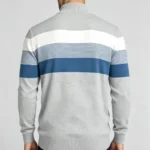 Modern Fit Half-Zip Mandarin Collar Sweater - Image 25