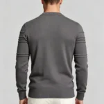 Modern Fit Half-Zip Mandarin Collar Sweater - Image 8
