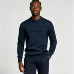 Modern Fit Half-Zip Mandarin Collar Sweater - Image 4