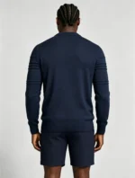 Modern Fit Solid Color Crew Neck Sweater - Image 15