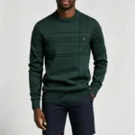 Modern Fit Half-Zip Mandarin Collar Sweater - Image 27