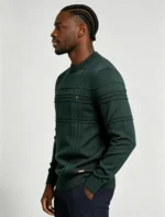 Modern Fit Solid Color Crew Neck Sweater - Image 12